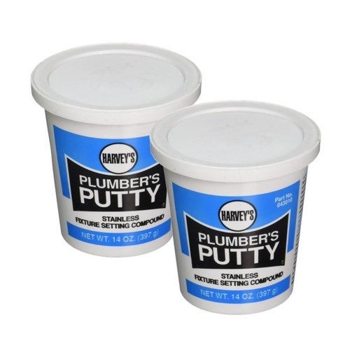WM Harvey 043010 Stainless Fixture Setting Compound, Plumbers Putty, 14 oz