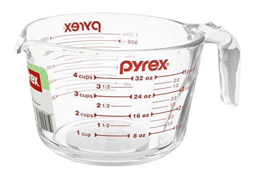 Pyrex Glass Measuring Cup 4 Cup ( 32 Oz ) Glass