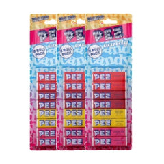 Pez Candy Refill Pack of 8 Assisted Fruit, 2.31 oz (3 Pack)