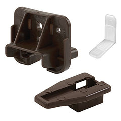 Prime-Line R 7321 Drawer Track Guide and Glides - Replacement Furniture Parts for Dressers, Hutches and Night Stand Drawer Systems, Sold as 4 Pack