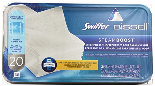 Swiffer Steamboost Steam Pad Refills Open Window Fresh Scent, 20 ct