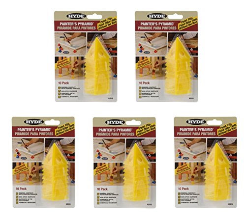 Hyde TOOLS 43510 Painters Pyramid, 5 Pack (50 Pyramids Total)